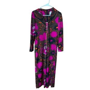 Don Luis De Espana Floral Maxi Dress Long Sleeve Size 12
